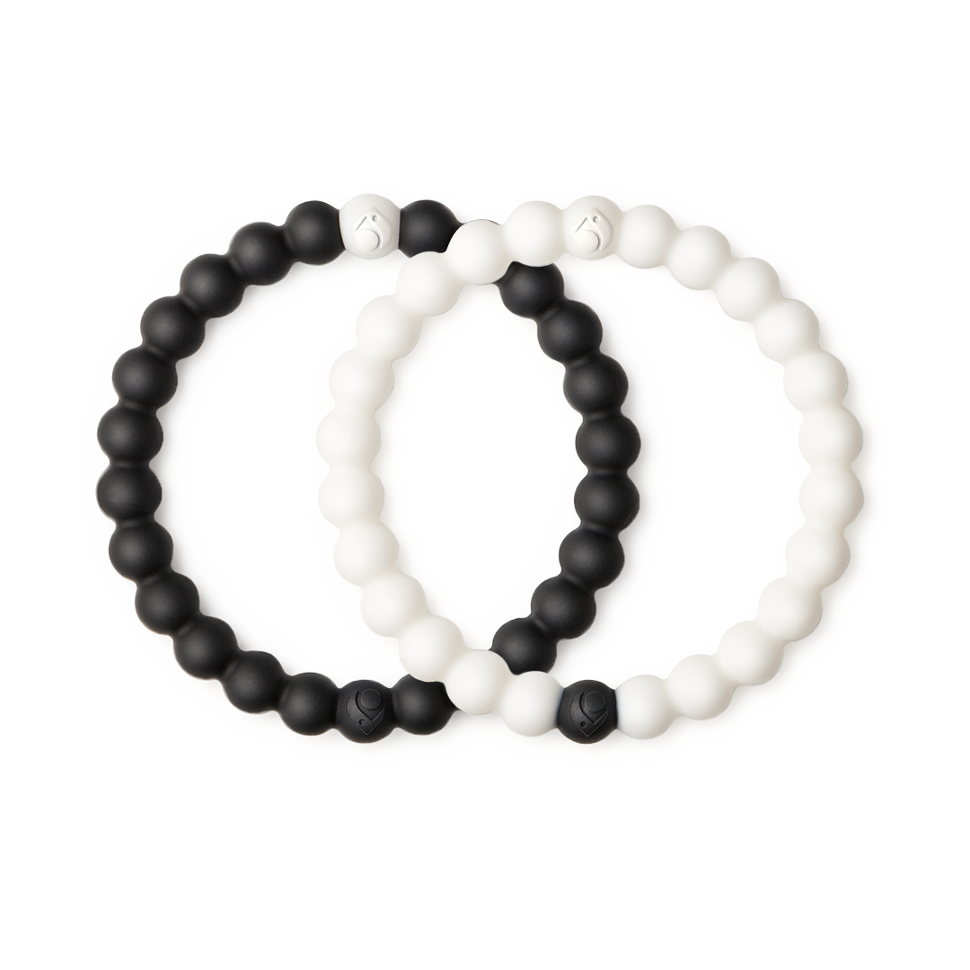 Three Bead String Bracelet Black / X-Large