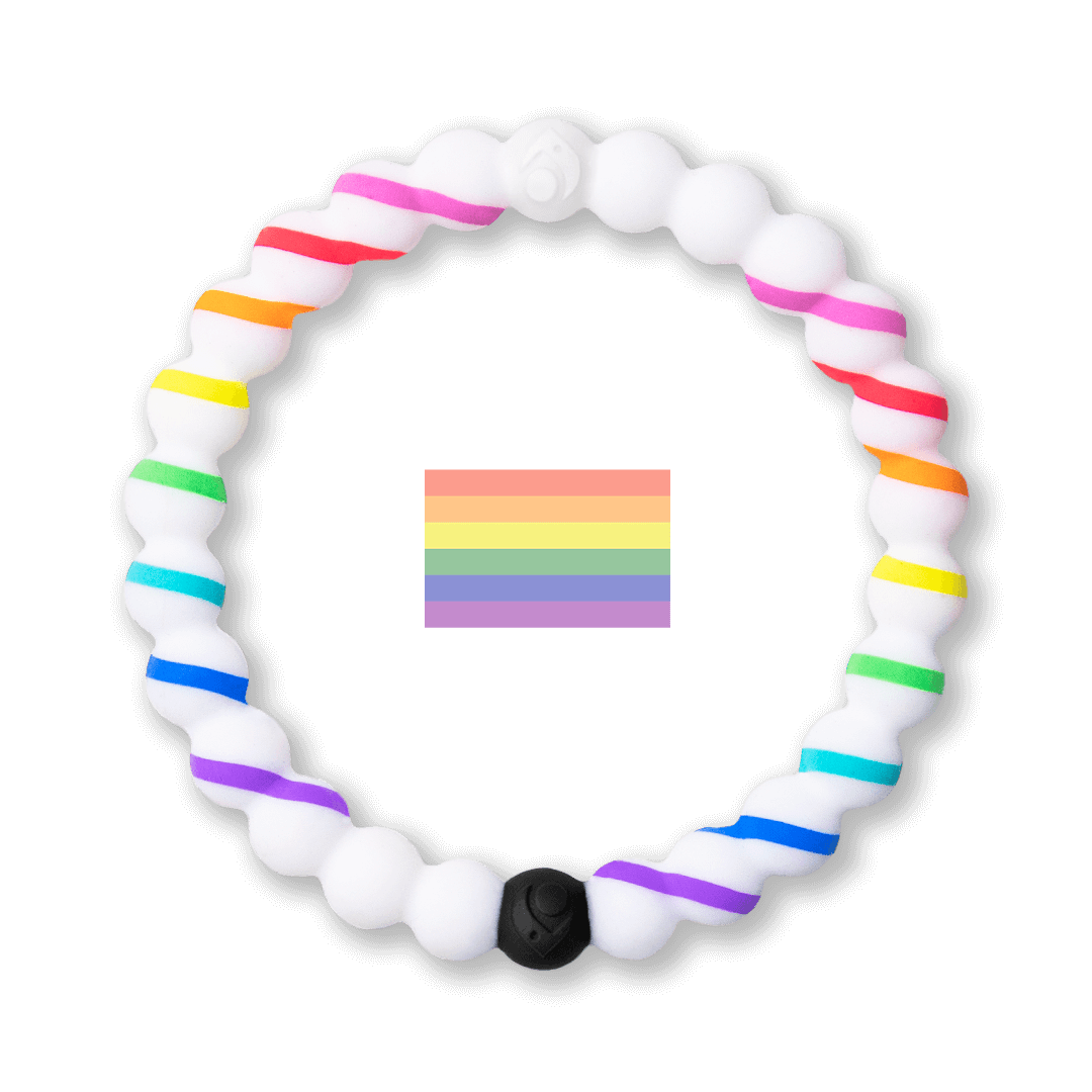Rainbow Pride Silicone Bracelets, Gay Pride Wristbands in Bulk 100 Bracelets
