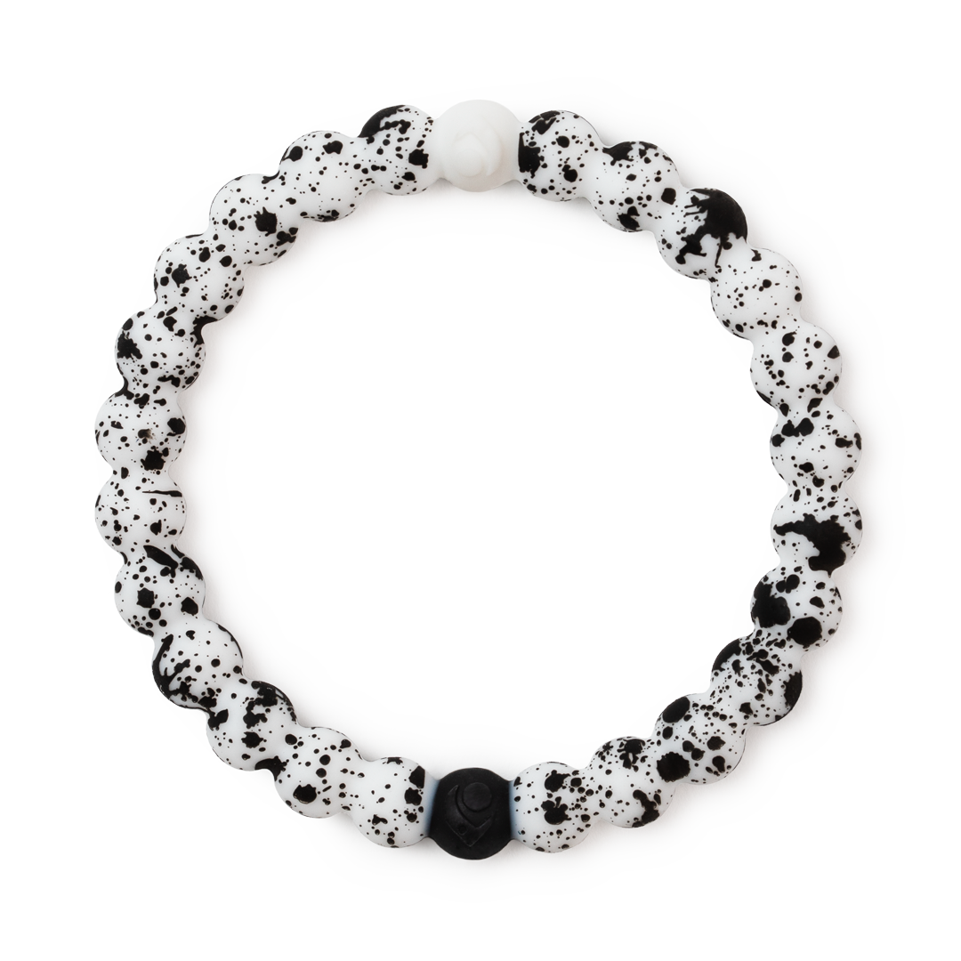 White Splatter Bracelet