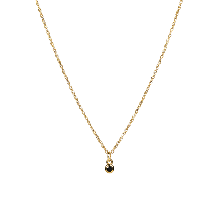 Black Sapphire Necklace Lokai