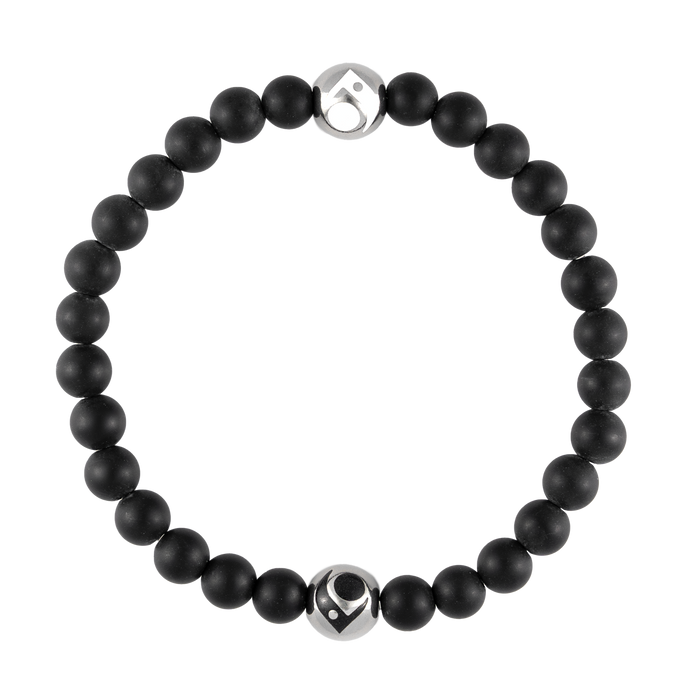 Matte onyx bracelet deals
