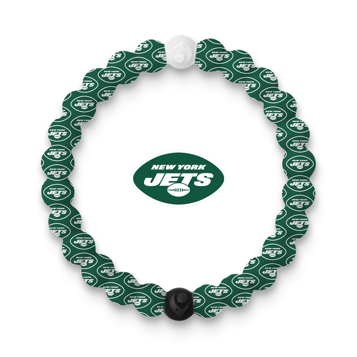 New York Jets Logo Bracelet / M | Mens & Womens NFL Football Lokai Silicone Beaded Bracelets | Friendship, Couple, Beaded Balance Bracelets