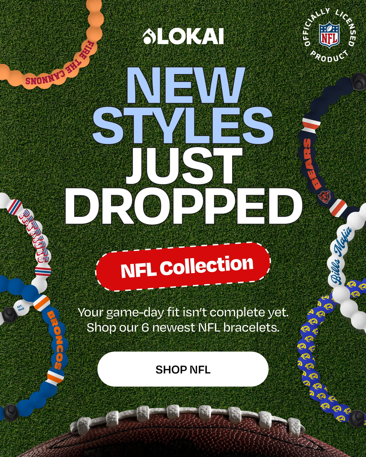 NFL New Bracelets