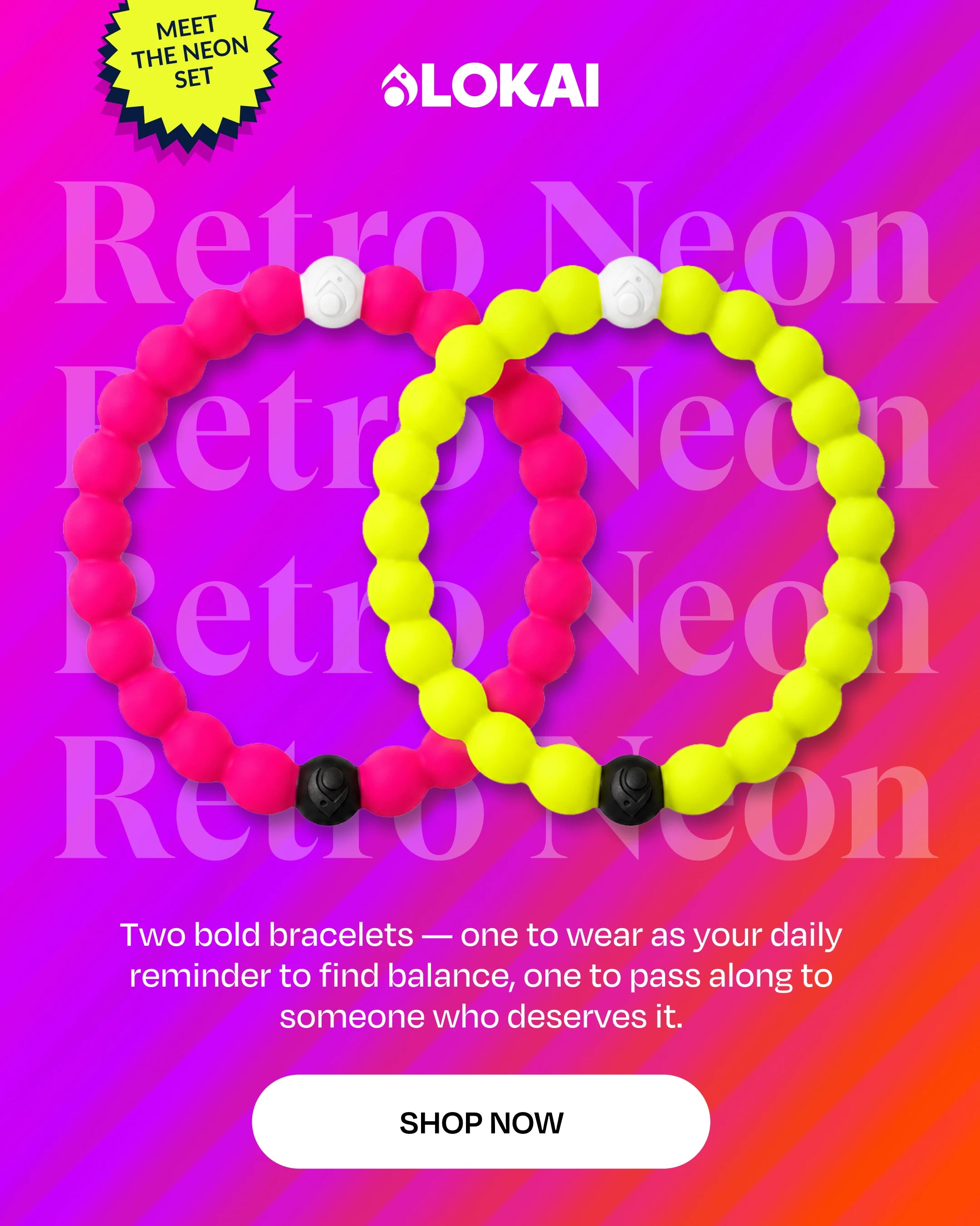 Neon Bracelet Set