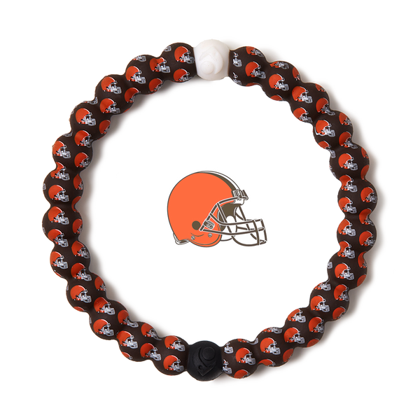 Rubber Wristband Bracelet Set Of 2 Cleveland Browns